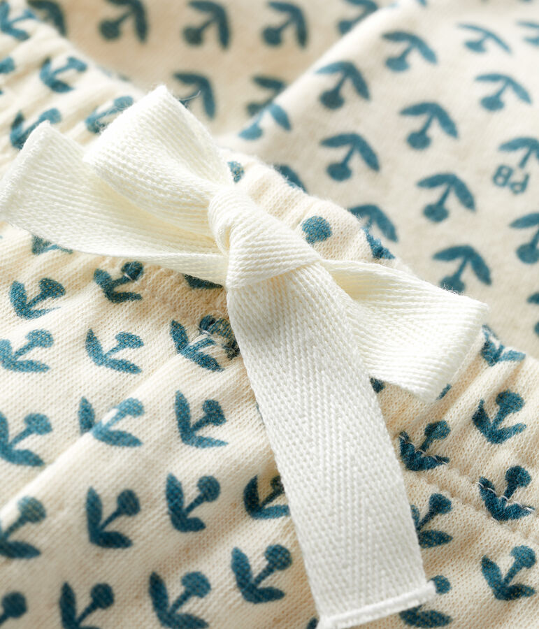 Pantal&oacute;n de tejido t&uacute;bico de beb&eacute; crudo/verde