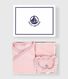 Conjunto de regalo de 2 piezas de terciopelo y body con estampado de corazones para bebé