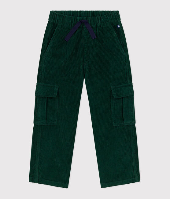 Pantalón cargo infantil liso de pana WILLOW