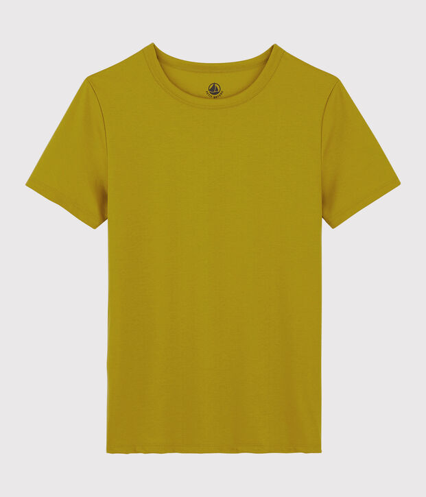 Camiseta de algod&oacute;n Sea Island para mujer verde