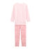Pijama para niña rosa VIENNE/blanco MULTICO