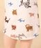 Camisón de manga larga de felpa con perro para niña blanco MARSHMALLOW/blanco MULTICO