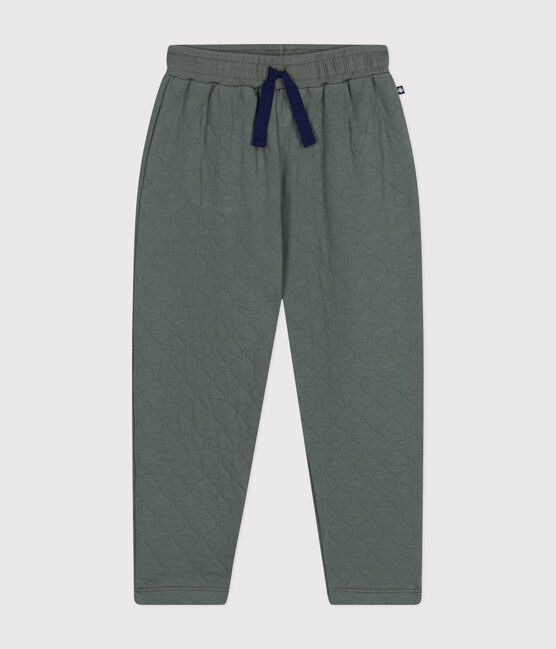 Pantalón de túbico acolchado de niño verde THUYA