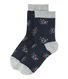 Calcetines floreados para niña