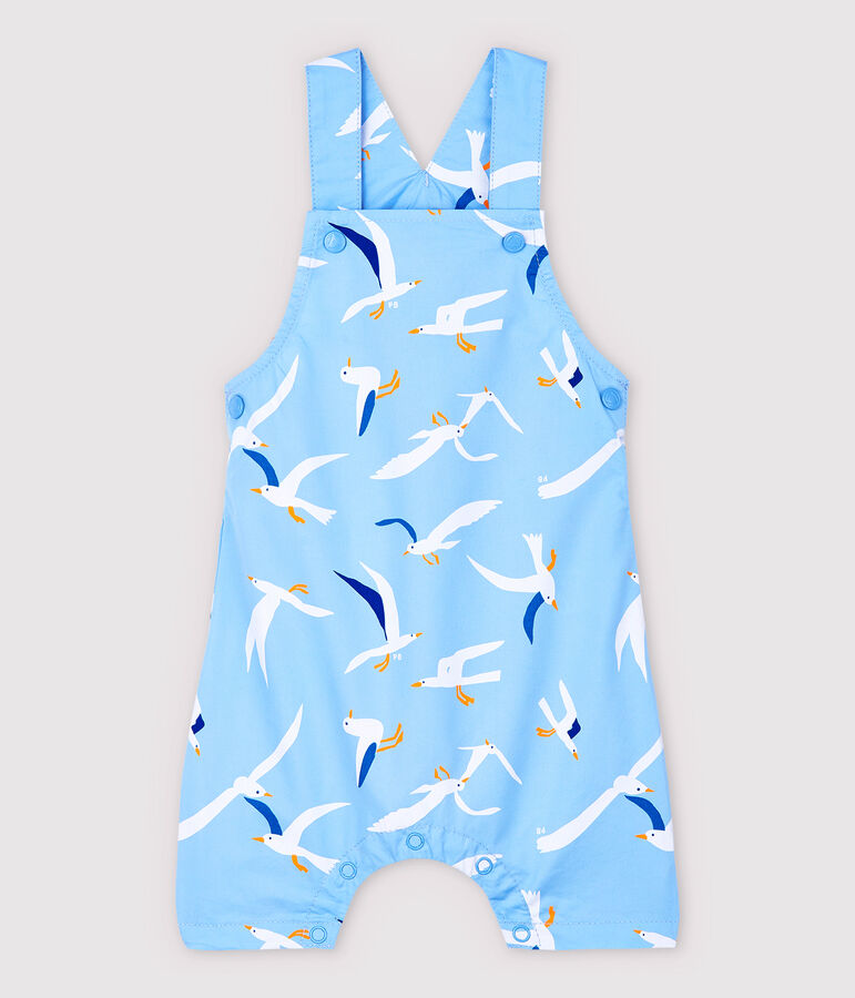 Peto corto de sarga irresistible de beb&eacute; ni&ntilde;o azul/multicolor