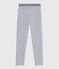 Pantalón infantil tipo leggings liso de algodón gris FUMEE CHINE