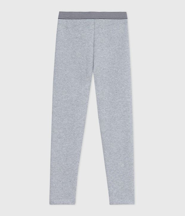 Pantal&oacute;n infantil tipo leggings liso de algod&oacute;n FUMEE CHINE