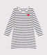Camisón infantil de algodón a rayas