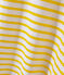Vestido con rayas de mangas 3/4 para mujer blanco MARSHMALLOW/amarillo SHINE