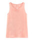 Camiseta de tirantes de lino irisado para mujer
