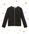 Cárdigan para mujer acolchado negro NOIR/amarillo DORE