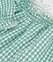 Blusa infantil de algod&oacute;n de manga larga con cuello y estampado verde/blanco