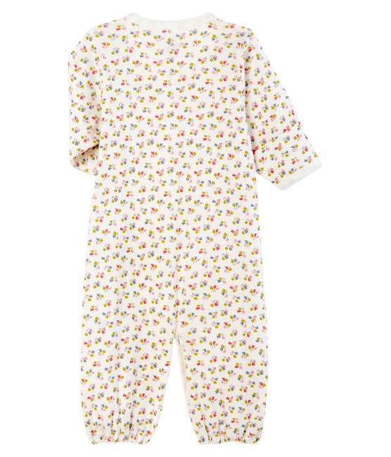 Mono-saco para bebé de punto blanco MARSHMALLOW/blanco MULTICO