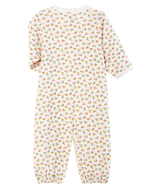Mono-saco para bebé de punto blanco MARSHMALLOW/blanco MULTICO