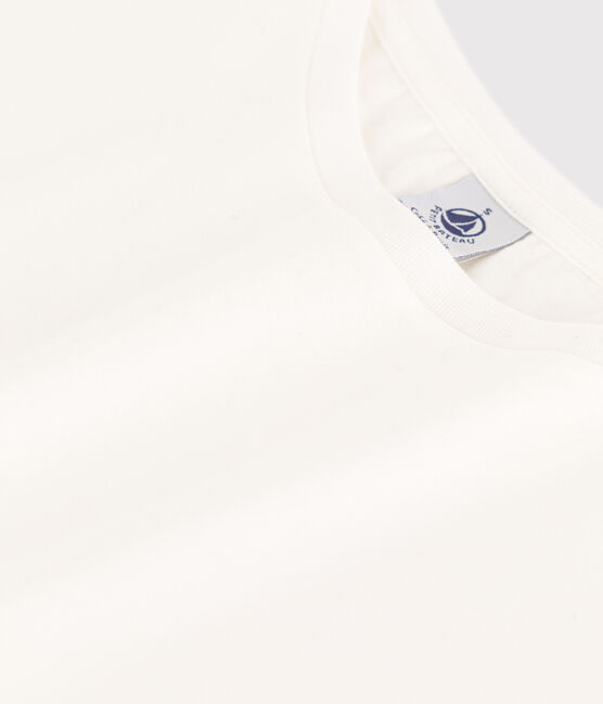 Camiseta LA BOXY de algodón de mujer blanco MARSHMALLOW