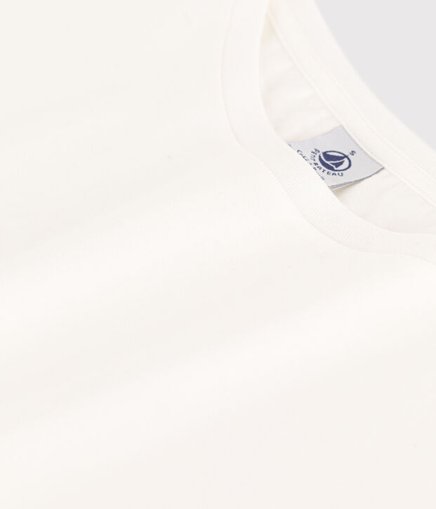 Camiseta LA BOXY de algod&oacute;n de mujer blanco