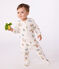 Pijama de túbico estampado para bebé blanco MARSHMALLOW/blanco MULTICO