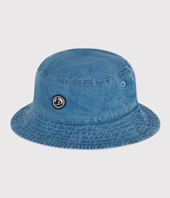 Gorro de tejido vaquero azul para infantil azul DENIM CLAIR