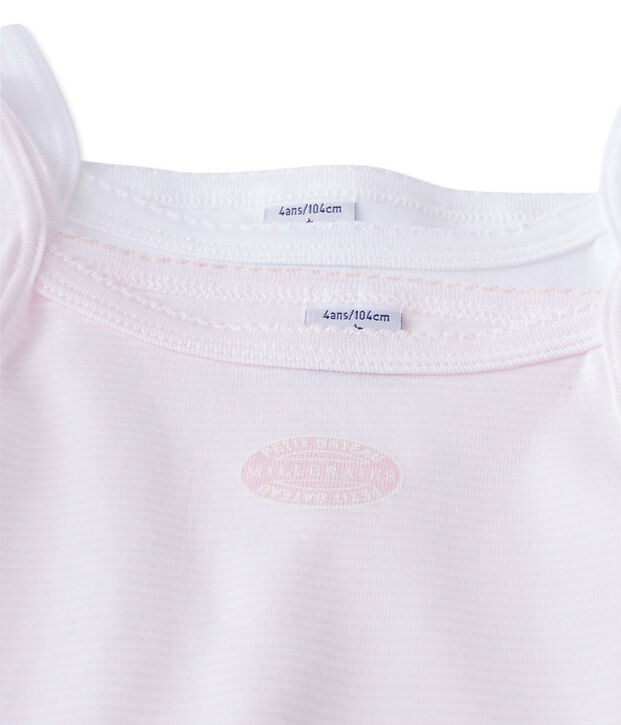 Lote de 2 camisetas de tirantes para chica multicolor