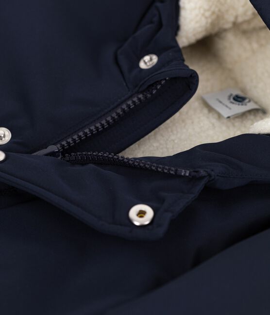 Parka midi lisa para bebé azul SMOKING
