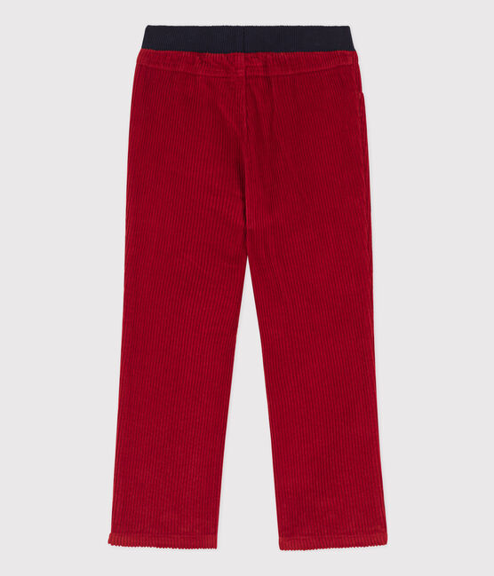 Pantalón de corte normal de pana de niño STOP