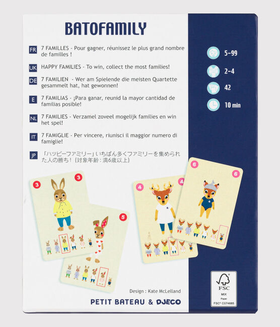Juego de 7 familias variante 1