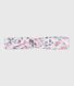 Diadema infantil de popelina con estampado de flores