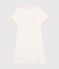 Camisón para niña de punto blanco MARSHMALLOW/blanco MULTICO
