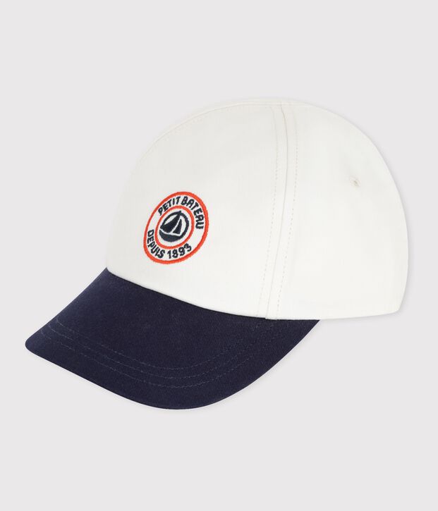 Sombrero de algod&oacute;n para beb&eacute; azul/azul