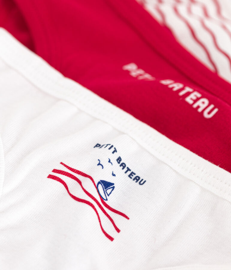 Lot de 3 culottes en coton enfant multicolor