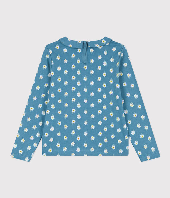 Blusa de algodón con flores para niña POLOCHON/ MULTICO