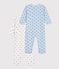 Juego de 2 pijamas de algodón estampado para bebé variante 1