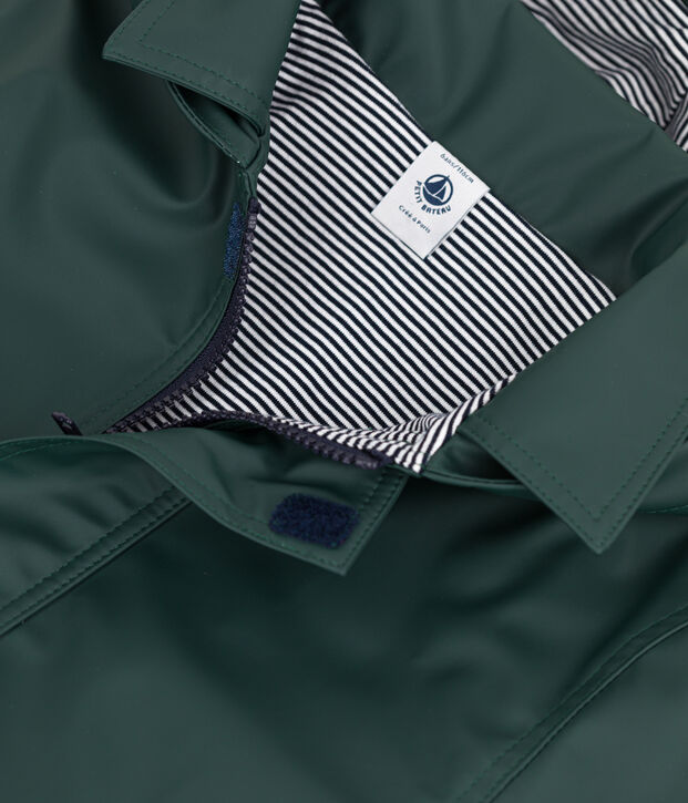 CHUBASQUERO IC&Oacute;NICO RECICLADO DE NI&Ntilde;A/NI&Ntilde;O verde