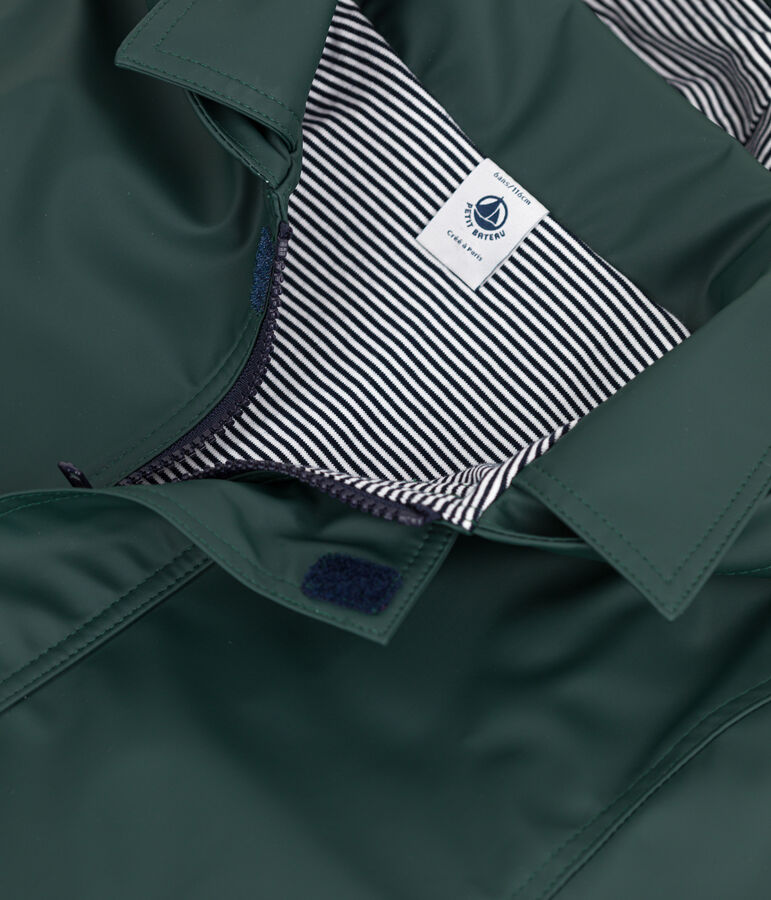 CHUBASQUERO IC&Oacute;NICO RECICLADO DE NI&Ntilde;A/NI&Ntilde;O verde