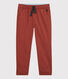 Pantalón de corte normal de sarga de algodón de niño