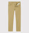 Pantalón slim de sarga de niño beige JERRYCAN