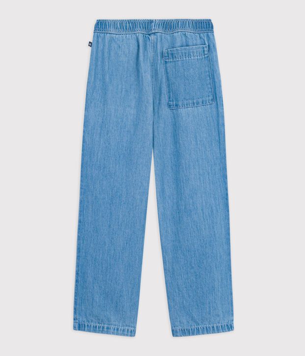 Pantal&oacute;n denim infantil azul