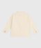 Chaqueta vaquera infantil lisa crudo MILK