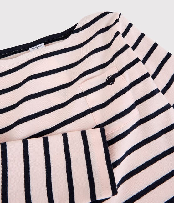 Camiseta de algodón de niña/niño rosa MINOIS