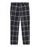 Pantalón de malla y cuadros para niña negro CITY/blanco MULTICO