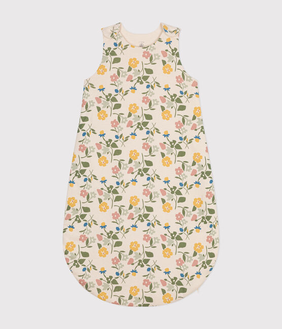 Saco de algodón con flores TOG 2 para bebé blanco AVALANCHE/ MULTICO