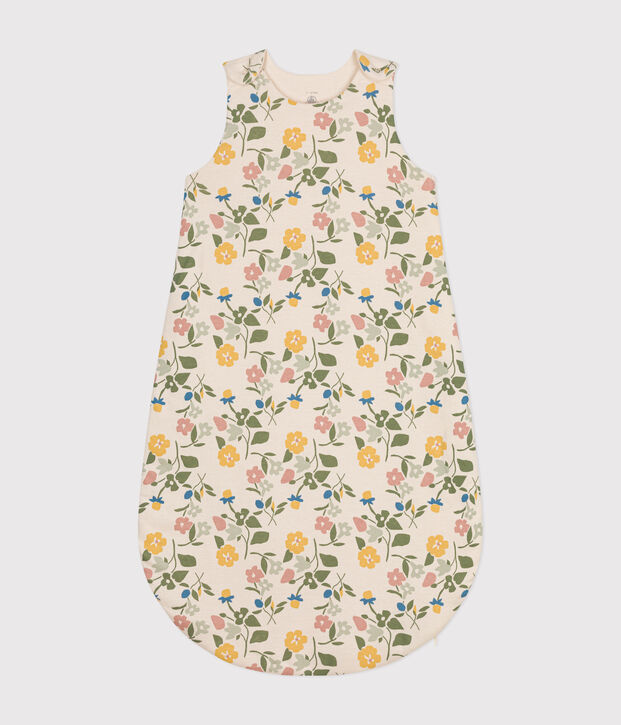 Saco de algod&oacute;n con flores TOG 2 para beb&eacute; crudo/multicolor