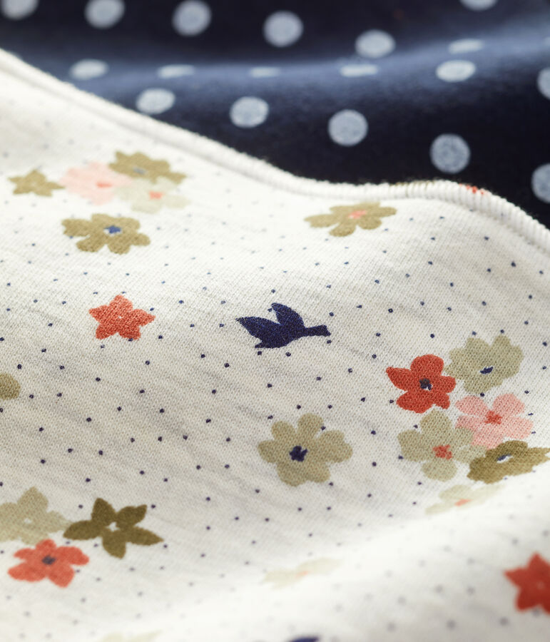 Juego de 2 bandanas-baberos para beb&eacute; multicolor