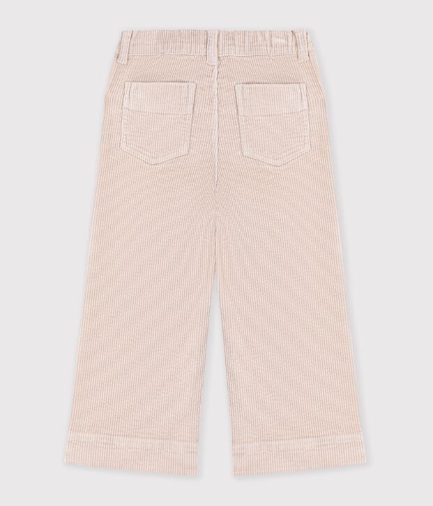 Pantal&oacute;n infantil wide leg de terciopelo GESSO