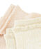 Lote de 2 pares de calcetines niña blanco MARSHMALLOW/rosa MINOIS