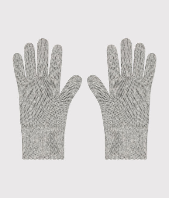 Guantes de punto de niño/niña gris CHATON CHINE