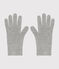 Guantes de punto de niño/niña gris CHATON CHINE