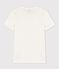 Camiseta para mujer de cuello redondo serigrafiada en algodón  blanco MARSHMALLOW