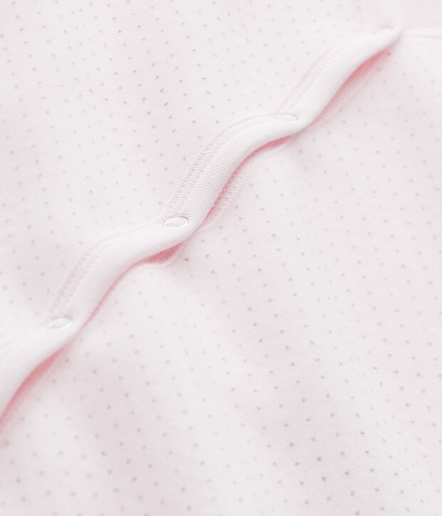 Pijama manta para ni&ntilde;a rosa/gris