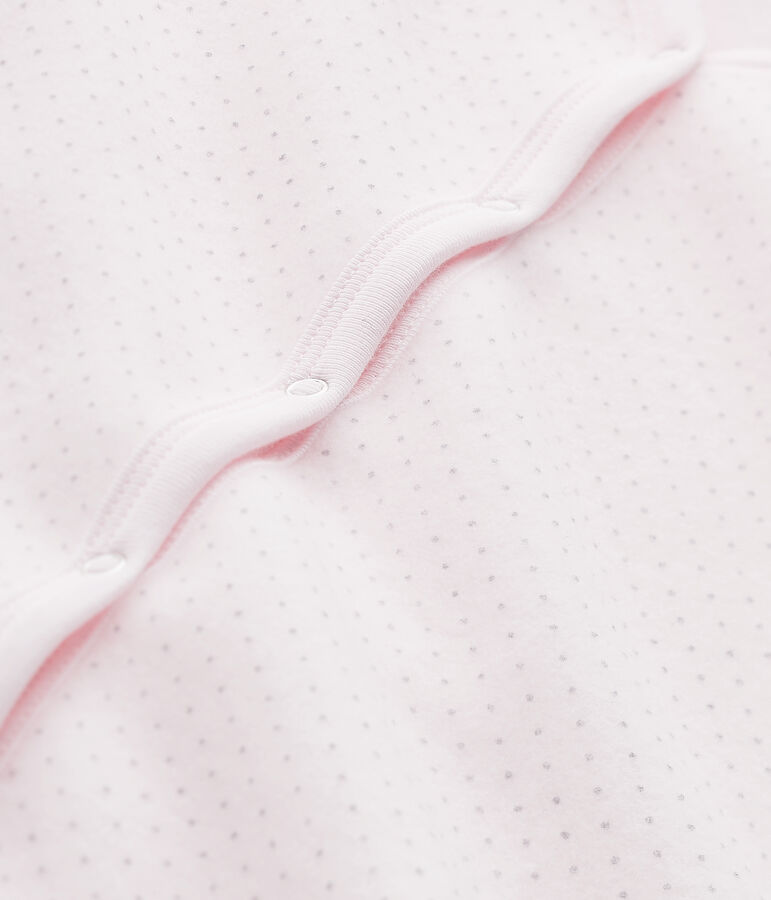 Pijama manta para ni&ntilde;a rosa/gris